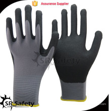 SRSAFETY Spandex Nitril beschichtet Handschuh Schaum Finish Ausrüstung Handschuh